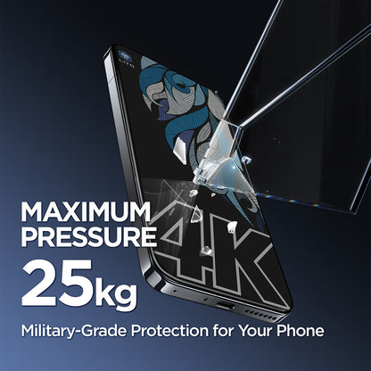 Privacy Screen Protector Lito D+ Max 4K for Apple iPhone 17 Pro, Tempered Glass, Full Glue