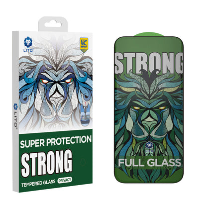 Privacy Screen Protector Lito D+ Max Strong voor Apple iPhone 17 Air, Gehard Glas, Volledige Lijm