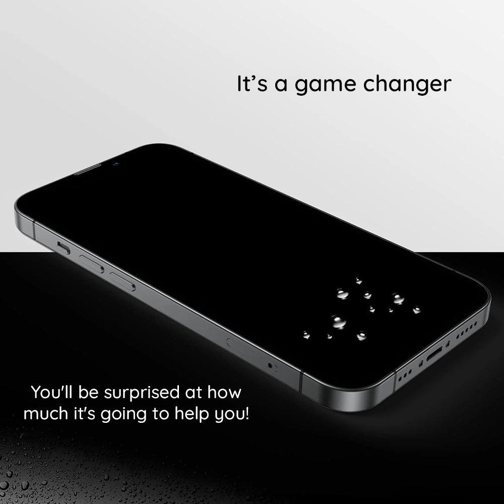 Film de protection d'écran Privacy Lito HD Pro pour Apple iPhone 15 Plus, Verre Trempé, Collage Complet