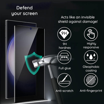 Film de protection d'écran Privacy Lito HD Pro pour Apple iPhone 15 Plus, Verre Trempé, Collage Complet