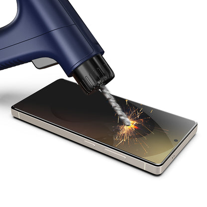 Schutzfolie Privacy Techsuit TitanGlass CrystalHD für Samsung Galaxy S26 Plus, gehärtetes Glas, Vollverklebung