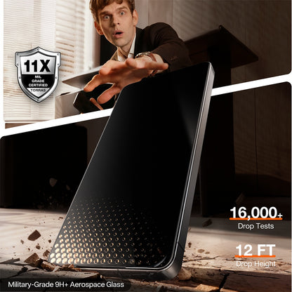 Film de protection Écran Privacy Torras GlassGo Install Master pour Samsung Galaxy S26 Ultra, Verre Trempé, Full Glue