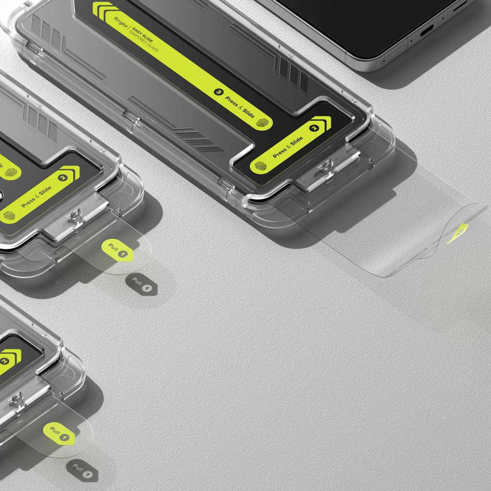 Ringke Easy Slide Displayschutzfolie für Samsung Galaxy A36 A366, gehärtetes Glas, Full Glue, 2er Set