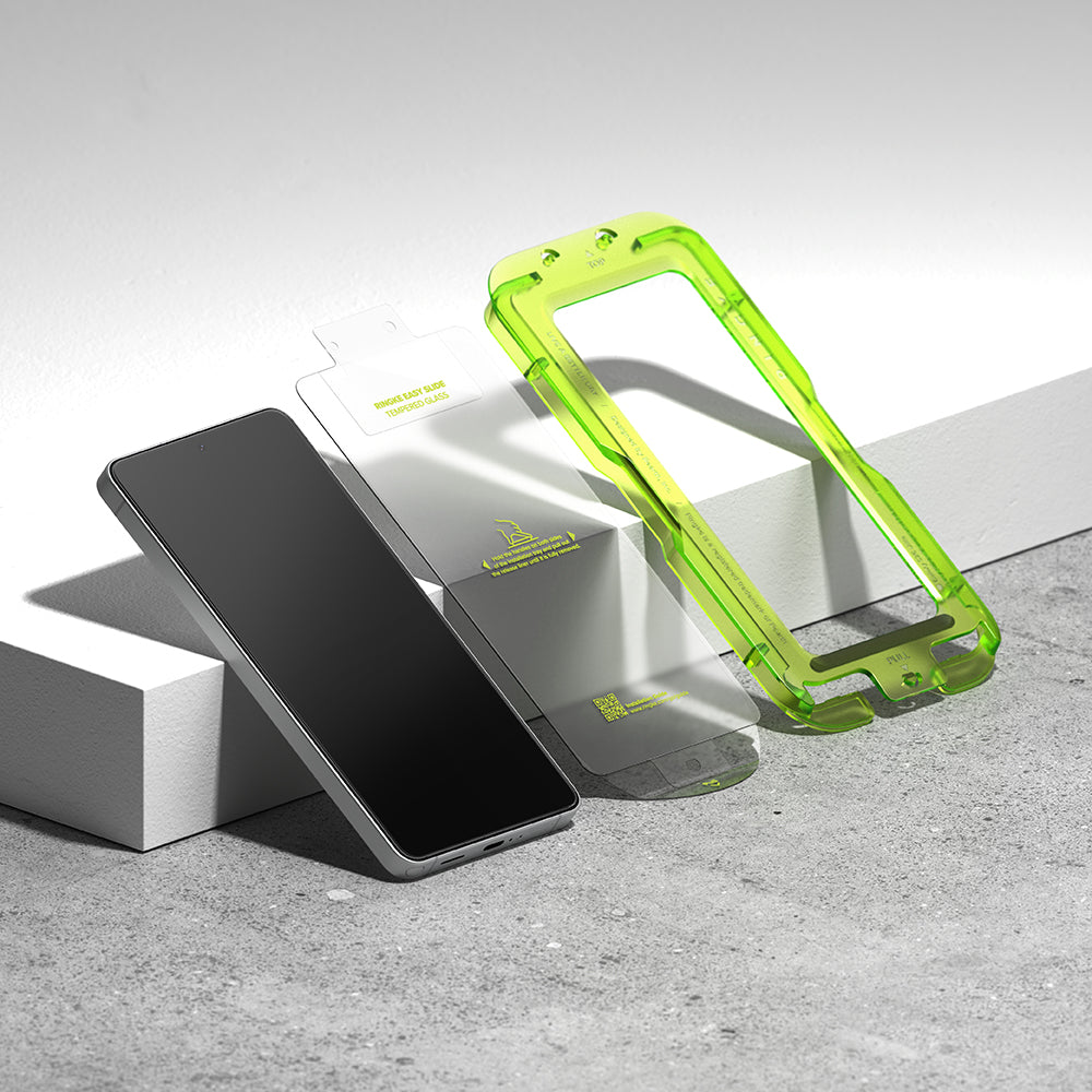 Displayschutzfolie Ringke Easy Slide für Samsung Galaxy S26 Ultra, Gehärtetes Glas, Vollverklebung, Set mit 2 Stück