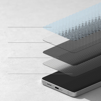 Beschermfolie Ringke Easy Slide voor Samsung Galaxy S26 Ultra S948, Gehard Glas, Volledige Lijm, Set van 2 stuks, Zwart