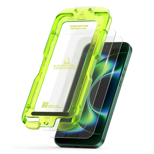 Ringke Easy Slide schermbeschermfolie voor Xiaomi 17 Ultra, gehard glas, volledige lijm, set van 2 stuks