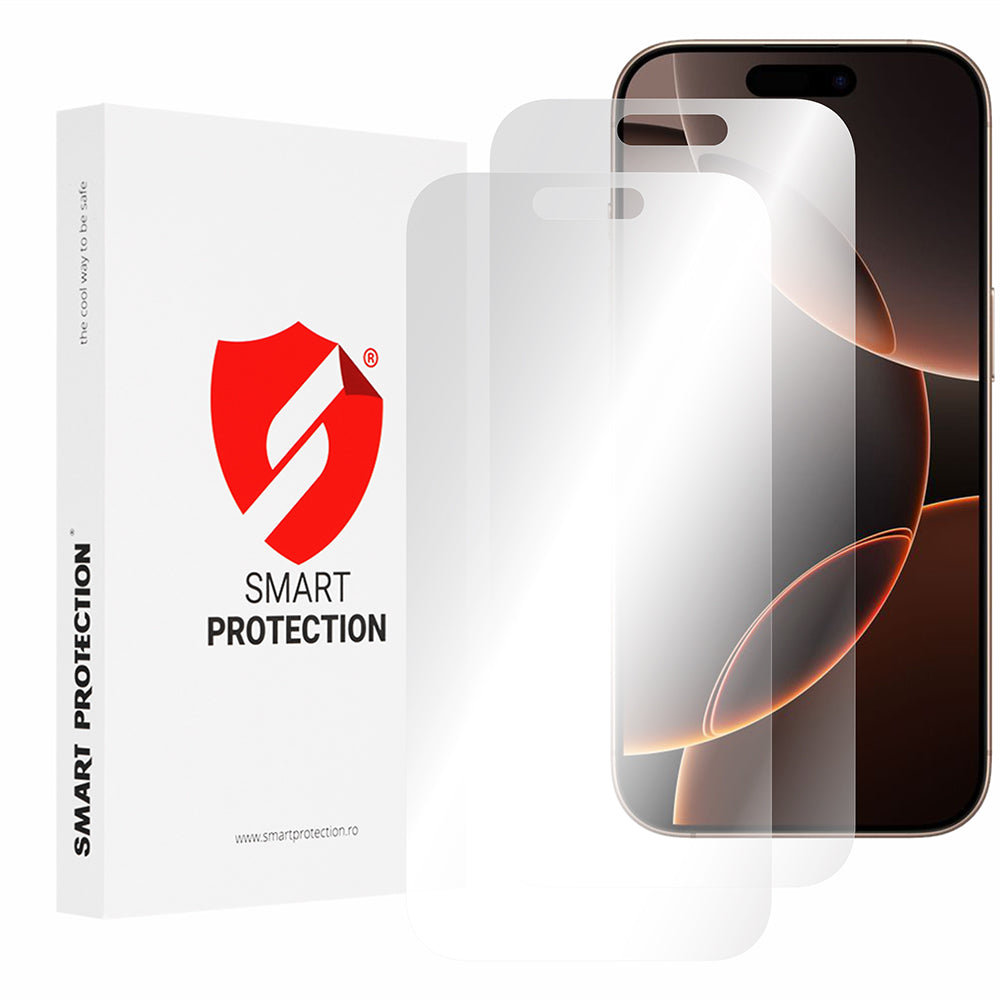Smart Protection Premium Classic schermbeschermfolie voor Apple iPhone 16 Pro Max, plastic, set van 2 stuks