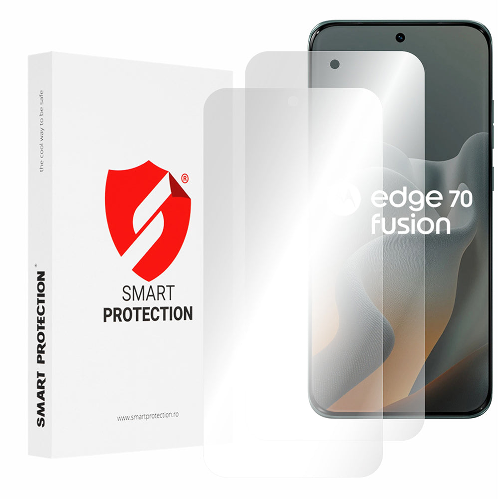 Film de protection écran Smart Protection Premium Classic pour Motorola Edge 70 Fusion, Plastique, Lot de 2 pièces