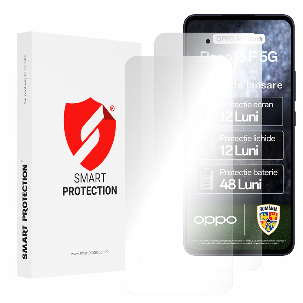 Smart Protection Premium Classic Displayschutzfolie für Oppo Reno13 FS 5G / Reno13 F 4G / Reno13 F, Kunststoff, 2 Stück Set