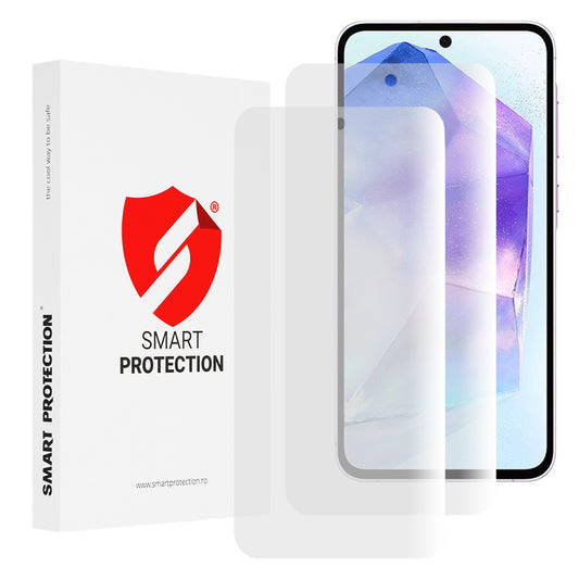 Smart Protection Premium Classic schermbeschermfolie voor Samsung Galaxy M35 / A55 5G A556 / A35 5G A356, plastic, set van 2 stuks