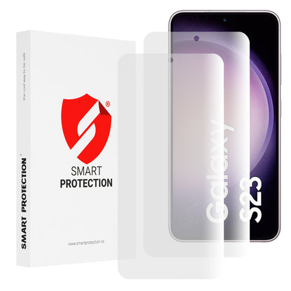 Smart Protection Premium Classic schermbeschermfolie voor Samsung Galaxy S23 S911, plastic, set van 2 stuks