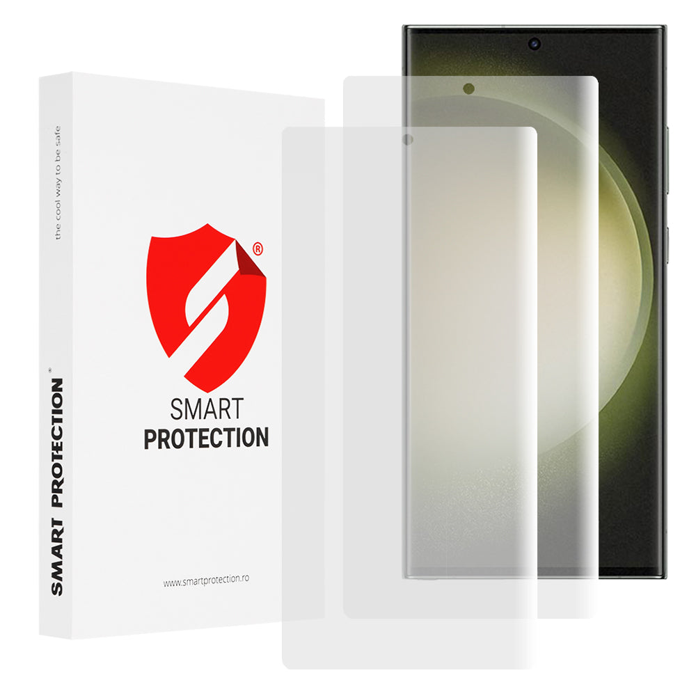 Smart Protection Premium Classic Displayschutzfolie für Samsung Galaxy S23 Ultra S918, Kunststoff, 2 Stück Set