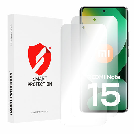 Schutzfolie Smart Protection Premium Classic für Xiaomi Redmi Note 15 4G, Kunststoff, Set mit 2 Stück
