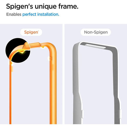 Spigen GlastR Align Master Displayschutzfolie für Samsung Galaxy A54 A546, gehärtetes Glas, Full Glue, 2er Set AGL05966