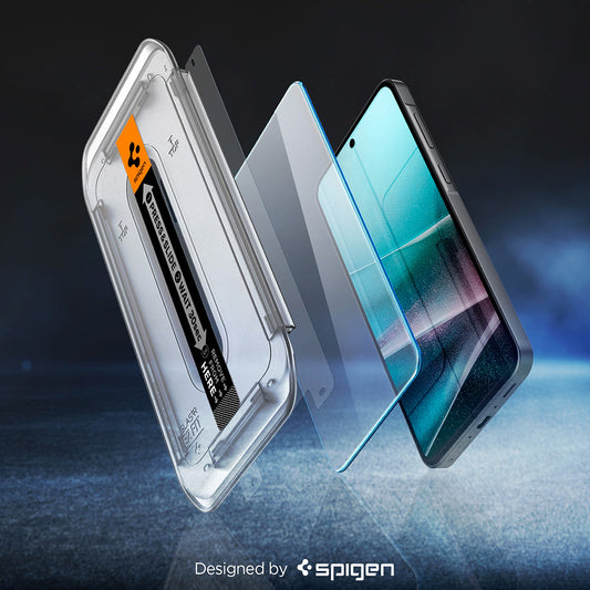 Film de protection écran Spigen GlastR EZ FIT HD pour Samsung Galaxy A37 5G / A36 A366, Verre Trempé, Full Glue, Set 2 pièces AGL11365