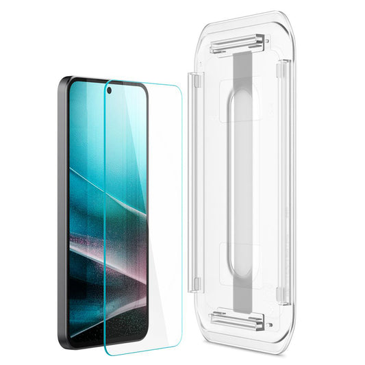 Spigen GlastR EZ FIT schermbeschermfolie voor Samsung Galaxy A36 A366, gehard glas, full glue, set van 2 stuks AGL09202