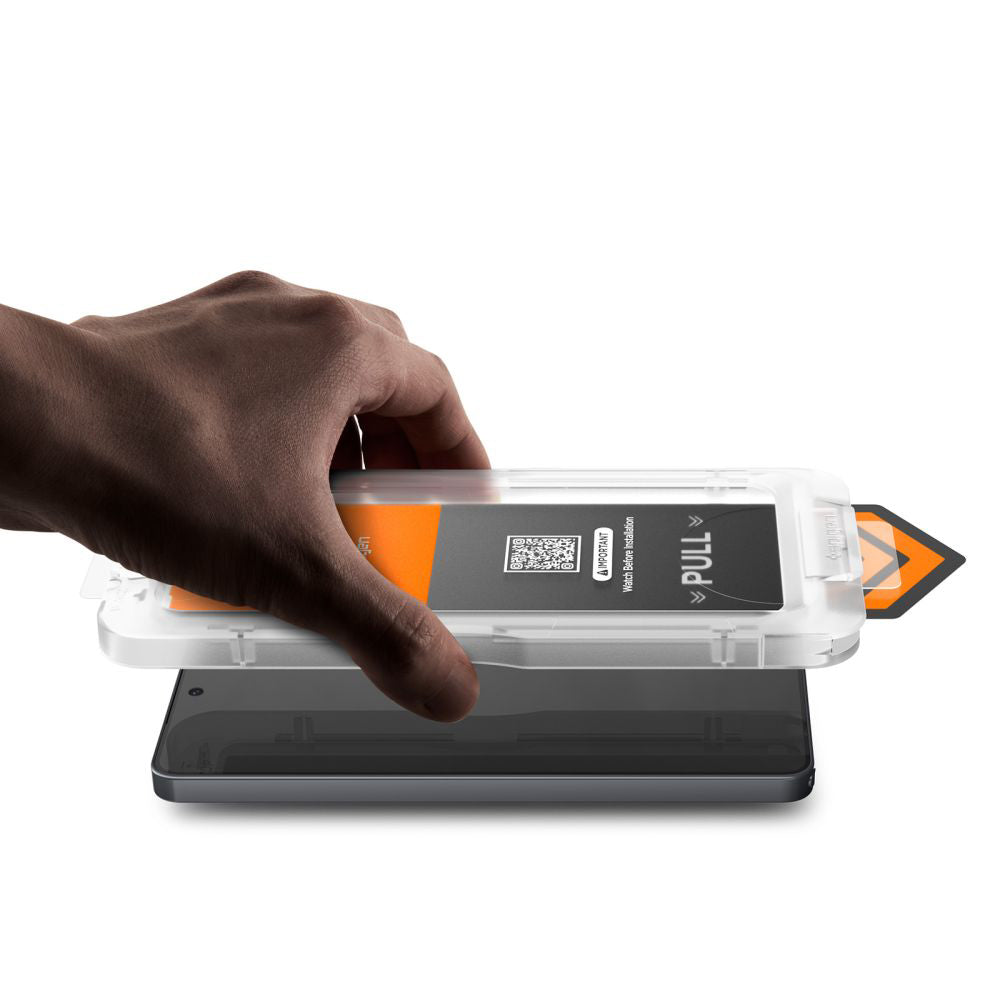 Beschermfolie Scherm Spigen GlastR EZ FIT Pro HD voor Samsung Galaxy S26 Plus S947, Gehard Glas, Volledige Lijm AGL11086