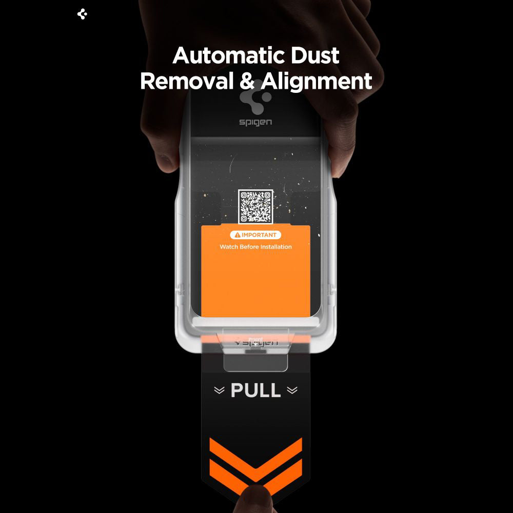 Schutzfolie Spigen GlastR EZ FIT Pro HD für Samsung Galaxy S26 Ultra S948, gehärtetes Glas, Full Glue AGL11074