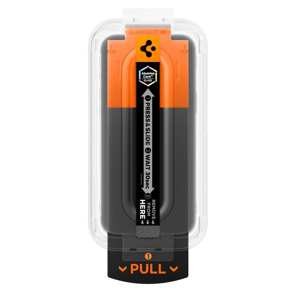 Film de protection d'écran Spigen GlastR EZ FIT Pro pour Apple iPhone 17 Pro Max / 16 Pro Max, Verre Trempé, Full Glue