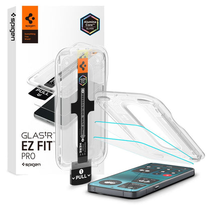 Film de protection d'écran Spigen GlastR EZ FIT Pro pour Nothing Phone (4a) Pro, Verre Trempé, Collage Complet, Lot de 2 pièces AGL11681
