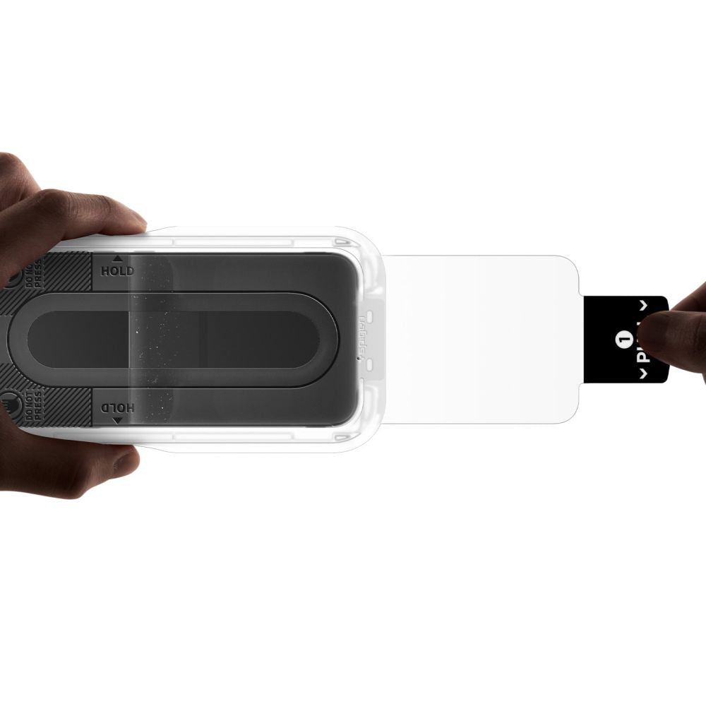 Film de protection d'écran Spigen GlastR EZ FIT Pro pour Nothing Phone (4a) Pro, Verre Trempé, Collage Complet, Lot de 2 pièces AGL11681