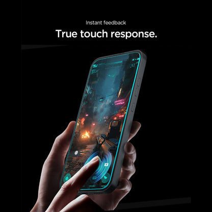 Film de protection d'écran Spigen GlastR EZ FIT Pro pour Nothing Phone (4a) Pro, Verre Trempé, Collage Complet, Lot de 2 pièces AGL11681