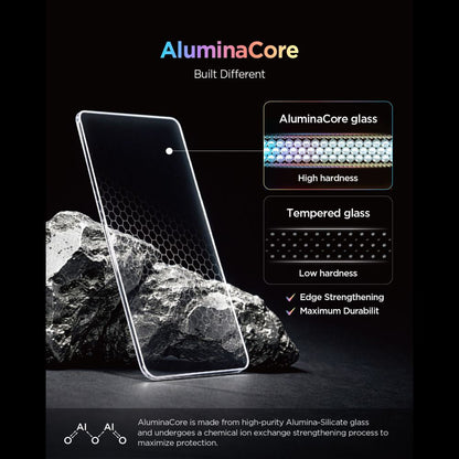 Film de protection d'écran Spigen GlastR EZ FIT Pro pour Nothing Phone (4a) Pro, Verre Trempé, Collage Complet, Lot de 2 pièces AGL11681