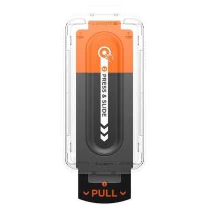Beschermfolie Scherm Spigen GlastR EZ FIT Pro voor Samsung Galaxy S25 Edge S937, Gehard Glas, Volledige Lijm