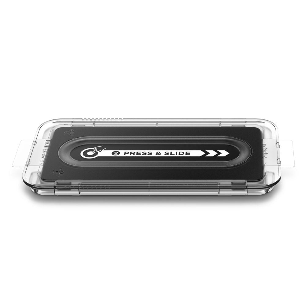 Beschermfolie Scherm Spigen GlastR EZ FIT Pro voor Samsung Galaxy S25 Edge S937, Gehard Glas, Volledige Lijm