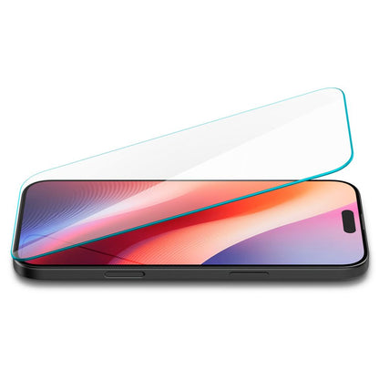 Film de protection écran Spigen GlastR Slim pour Apple iPhone 16 Pro Max, Verre Trempé, Full Glue