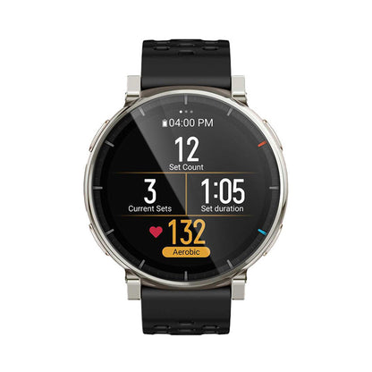 Schutzfolie Techsuit Nano Flex für Amazfit Active 3 Premium, Kunststoff, Set 2 Stück, Schwarz