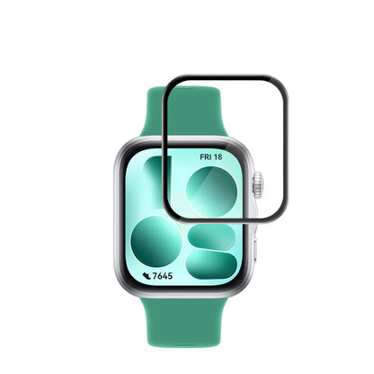 Film de protection d'écran Techsuit Nano Flex pour Huawei Watch Fit 5, plastique, lot de 2 pièces, noir