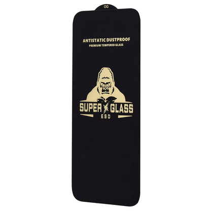 Techsuit schermbeschermfolie voor Apple iPhone 11 / XR, gehard glas, full glue, zwart