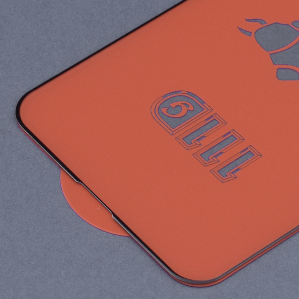 Techsuit Displayschutzfolie für Apple iPhone 13 mini, gehärtetes Glas, Full Glue, 111D, Schwarz
