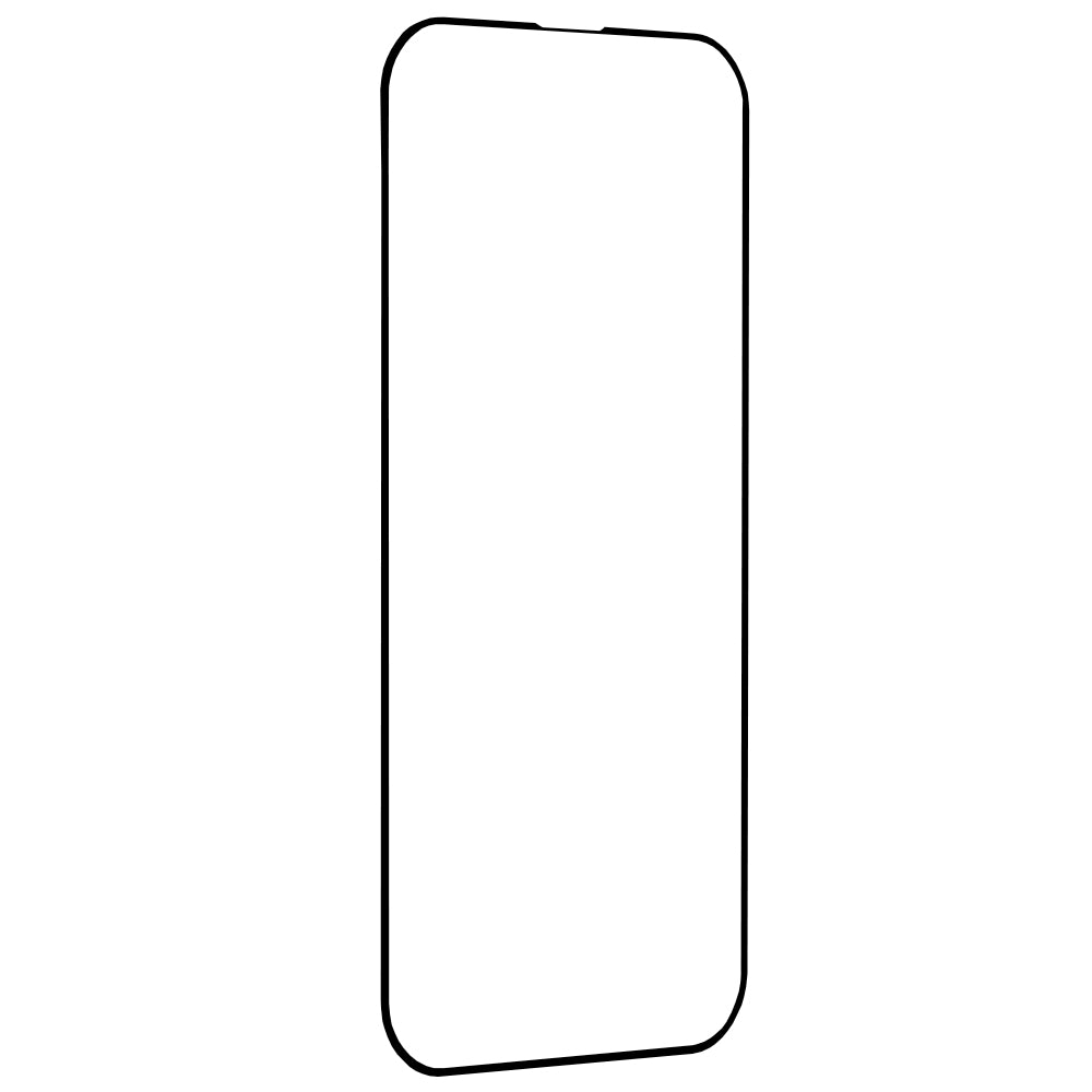 Techsuit schermbeschermfolie voor Apple iPhone 14 Pro, gehard glas, full glue, 111D, zwart
