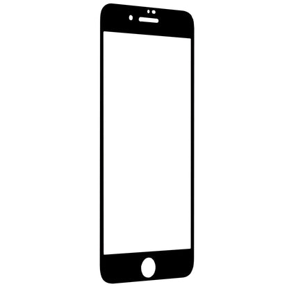 Techsuit Displayschutzfolie für Apple iPhone SE (2022) / SE (2020) / 8 / 7, gehärtetes Glas, Full Glue, 111D, Schwarz