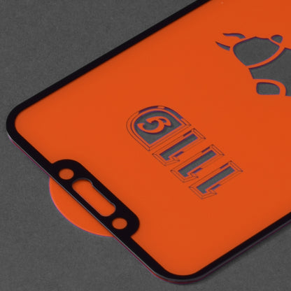 Techsuit Displayschutzfolie für Huawei P Smart+ 2019 / Mate 20 Lite / nova 3 / nova 3i, gehärtetes Glas, Full Glue, 111D, Schwarz