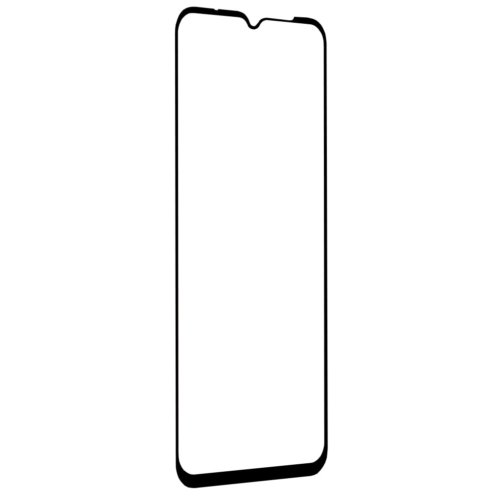 Techsuit Screen Protector Film for Motorola Moto E22i / E22, Tempered Glass, Full Glue, 111D, Black