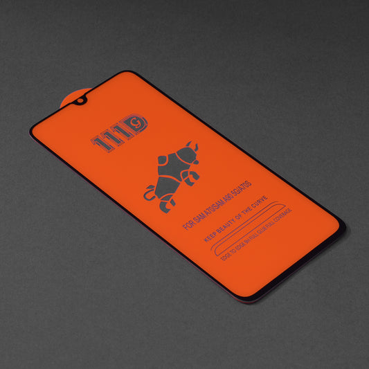 Techsuit Displayschutzfolie für Samsung Galaxy A70s A707 / A90 5G A908 / A70 A705, gehärtetes Glas, Full Glue, 111D, Schwarz