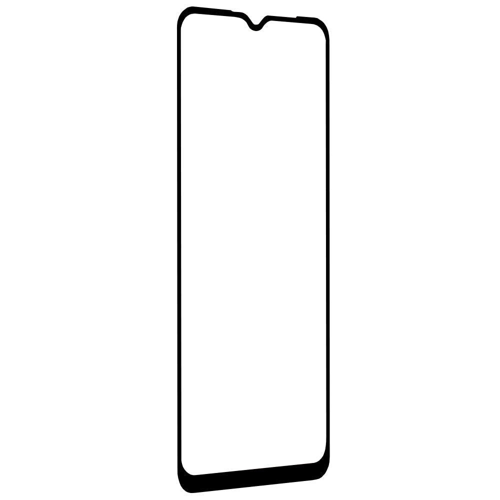 Techsuit Displayschutzfolie für Samsung Galaxy F12 F127 / A12 Nacho A127 / M02 M022 / M12 M127, gehärtetes Glas, Full Glue, 111D, Schwarz