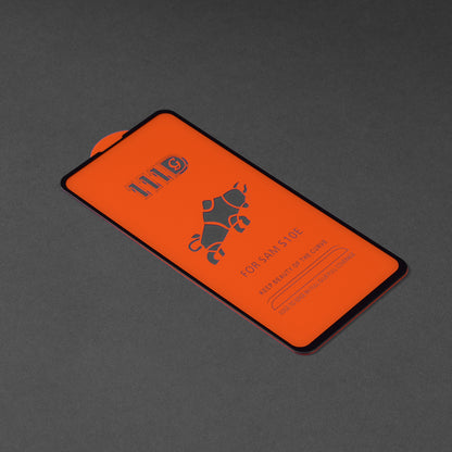 Techsuit Displayschutzfolie für Samsung Galaxy S10e G970, gehärtetes Glas, Full Glue, 111D, Schwarz