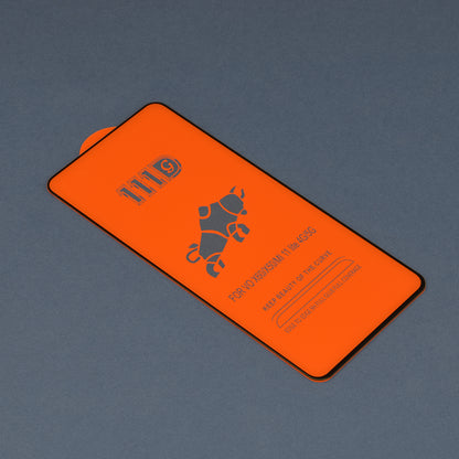 Techsuit schermbeschermfolie voor Xiaomi 11 Lite 5G NE / Mi 11 Lite 5G / 11 Lite, gehard glas, full glue, 111D, zwart