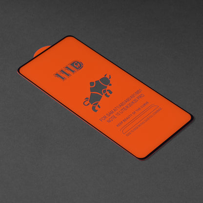 Techsuit Displayschutzfolie für Xiaomi Poco F3 / Mi 11i, gehärtetes Glas, Full Glue, 111D, Schwarz