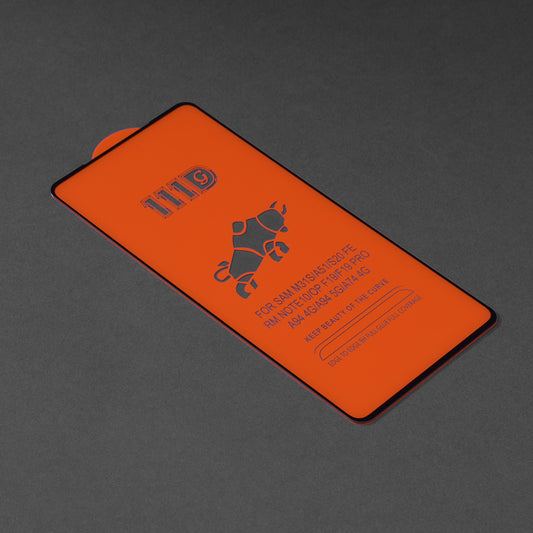 Techsuit schermbeschermfolie voor Xiaomi Poco M5s / Redmi Note 10S / Note 10, gehard glas, full glue, 111D, zwart