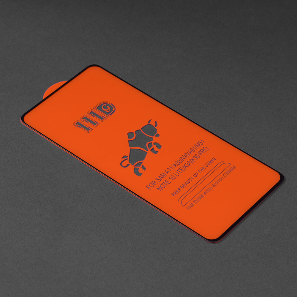 Techsuit Displayschutzfolie für Xiaomi Poco X4 Pro 5G / Redmi Note 11 Pro+ 5G, gehärtetes Glas, Full Glue, 111D, Schwarz