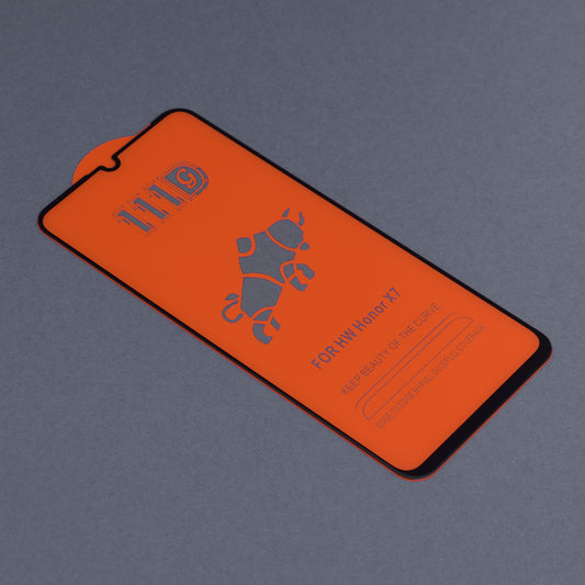 Techsuit schermbeschermfolie voor Xiaomi Redmi 13C 5G / 13C / Poco C65, gehard glas, full glue, 111D, zwart
