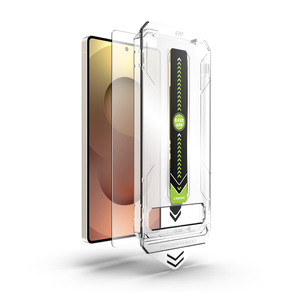 Film de protection d'écran Techsuit TitanGlass CrystalHD pour Samsung Galaxy S25 Ultra S938, Verre Trempé, Full Glue