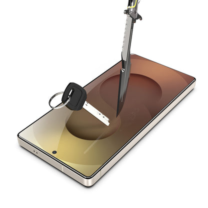 Techsuit TitanGlass CrystalHD Screen Protector for Samsung Galaxy S26 Plus, Tempered Glass, Full Glue, Set of 2 Pieces