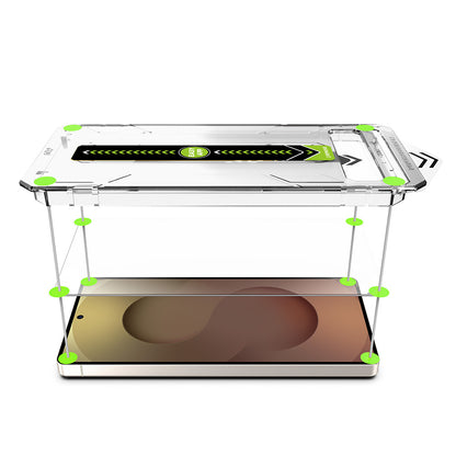 Schutzfolie Techsuit TitanGlass CrystalHD für Samsung Galaxy S26 Ultra, gehärtetes Glas, Full Glue, Set mit 2 Stück.