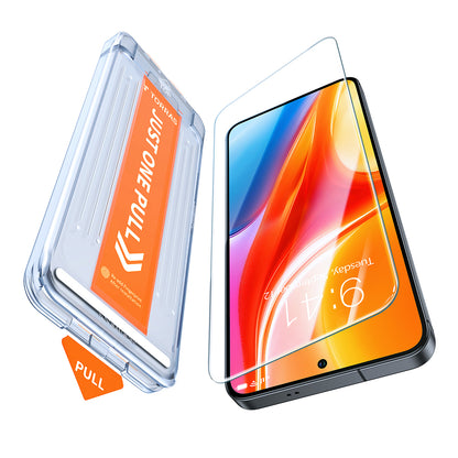 Torras GlassGo Install Master Displayschutzfolie für Samsung Galaxy S25 Ultra S938, gehärtetes Glas, Full Glue